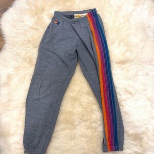 Aviator nation 5 stripe sweatpants women’s size XS
